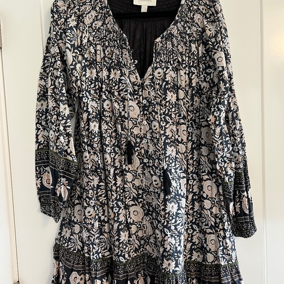 Cleobella Elly Mini Dress in Tripura Block Print Medium - Picture 9 of 12